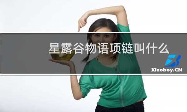星露谷物语项链叫什么