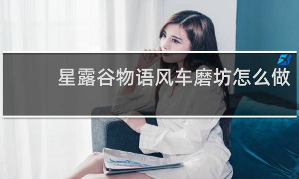 星露谷物语风车磨坊怎么做