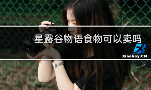 星露谷物语食物可以卖吗