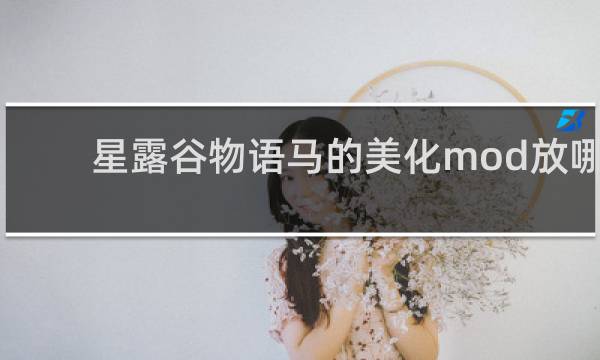 星露谷物语马的美化mod放哪