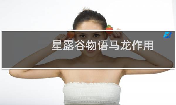 星露谷物语马龙作用
