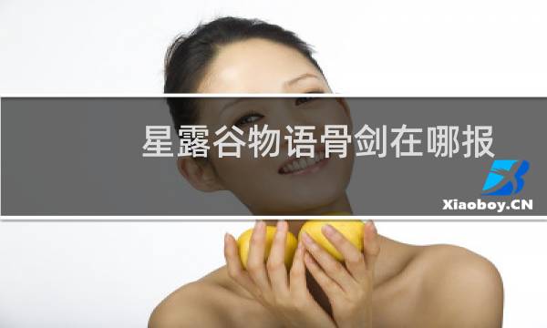 星露谷物语骨剑在哪报