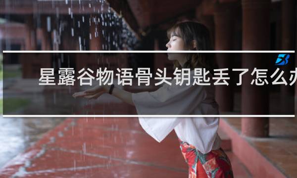 星露谷物语骨头钥匙丢了怎么办