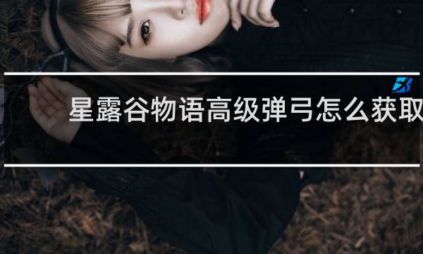 星露谷物语高级弹弓怎么获取