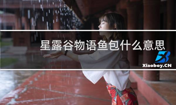 星露谷物语鱼包什么意思