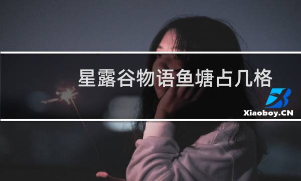 星露谷物语鱼塘占几格