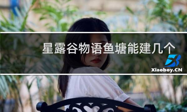 星露谷物语鱼塘能建几个