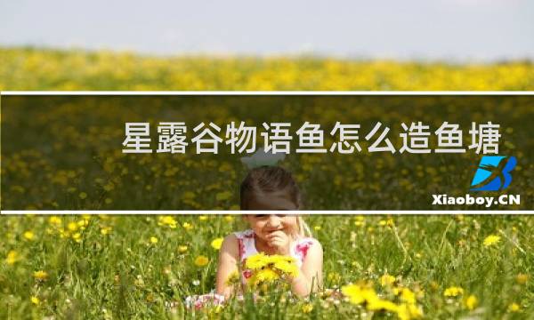 星露谷物语鱼怎么造鱼塘