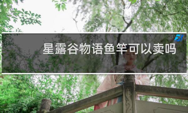 星露谷物语鱼竿可以卖吗