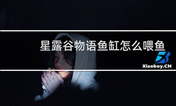 星露谷物语鱼缸怎么喂鱼