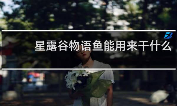星露谷物语鱼能用来干什么