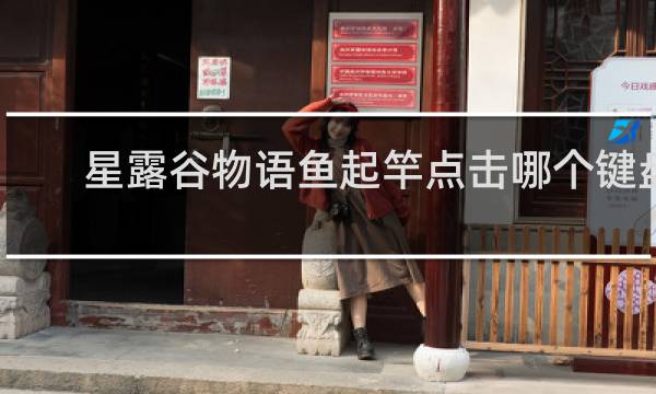 星露谷物语鱼起竿点击哪个键盘