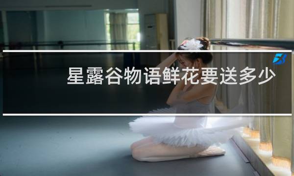星露谷物语鲜花要送多少