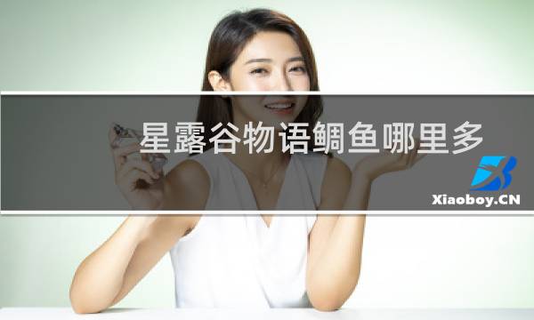 星露谷物语鲷鱼哪里多