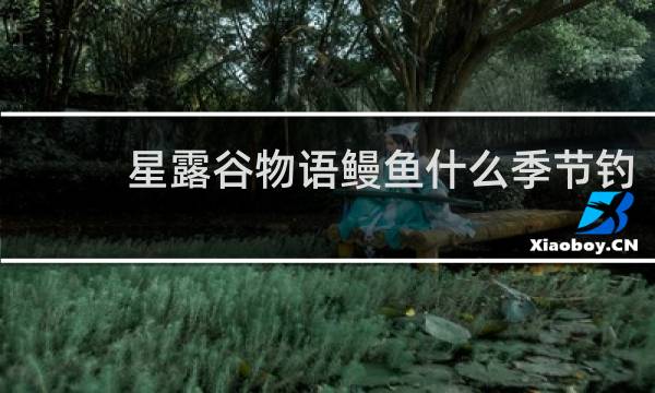 星露谷物语鳗鱼什么季节钓