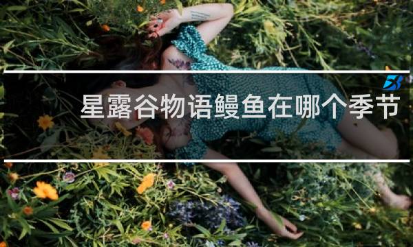 星露谷物语鳗鱼在哪个季节