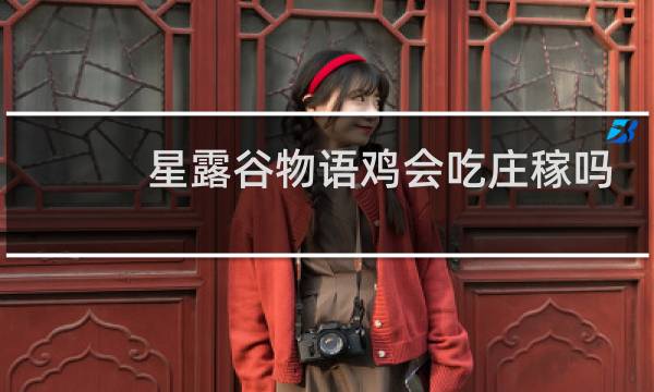 星露谷物语鸡会吃庄稼吗
