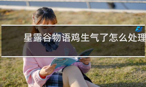 星露谷物语鸡生气了怎么处理