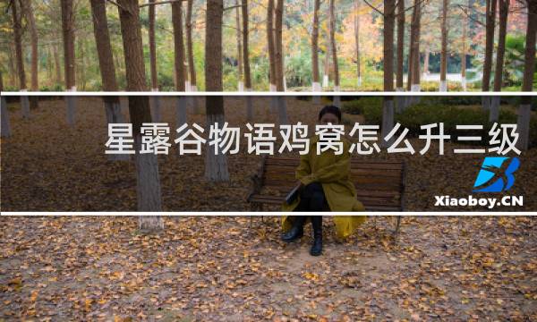 星露谷物语鸡窝怎么升三级