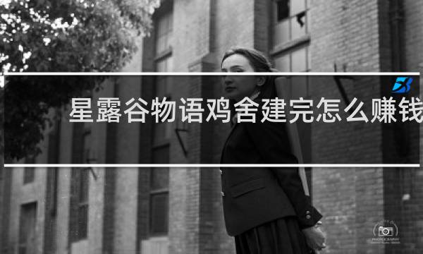 星露谷物语鸡舍建完怎么赚钱