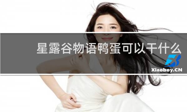 星露谷物语鸭蛋可以干什么