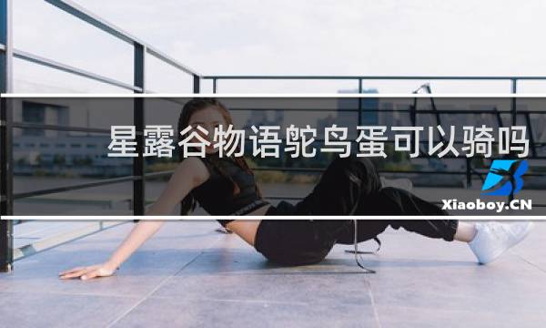 星露谷物语鸵鸟蛋可以骑吗