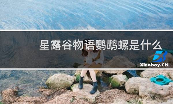 星露谷物语鹦鹉螺是什么