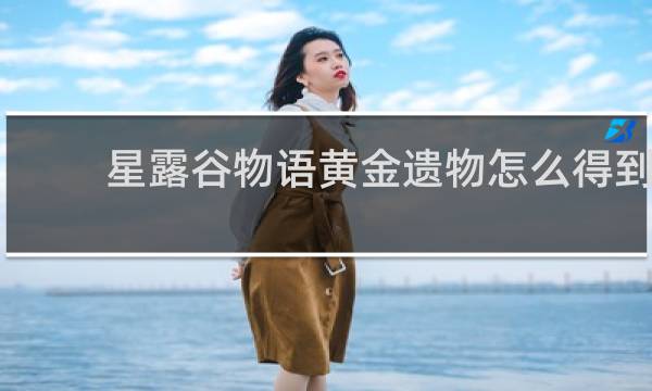 星露谷物语黄金遗物怎么得到