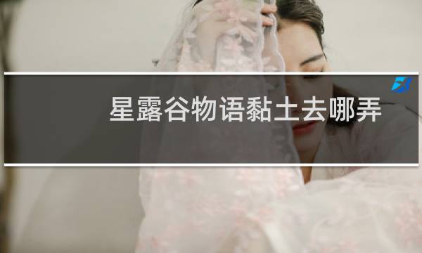 星露谷物语黏土去哪弄