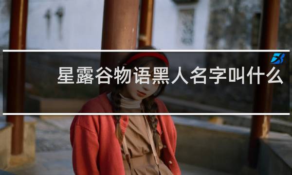 星露谷物语黑人名字叫什么