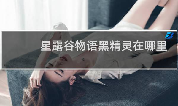 星露谷物语黑精灵在哪里