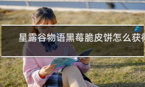 星露谷物语黑莓脆皮饼怎么获得