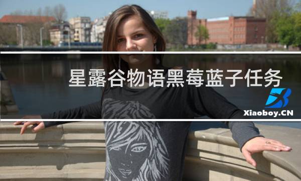星露谷物语黑莓蓝子任务