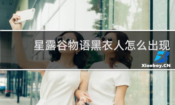 星露谷物语黑衣人怎么出现