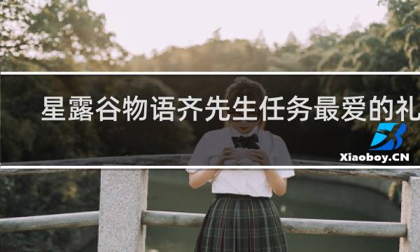 星露谷物语齐先生任务最爱的礼物