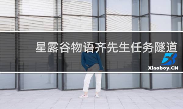 星露谷物语齐先生任务隧道