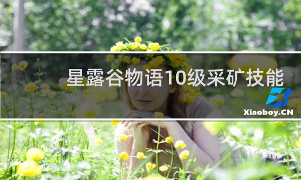 星露谷物语10级采矿技能