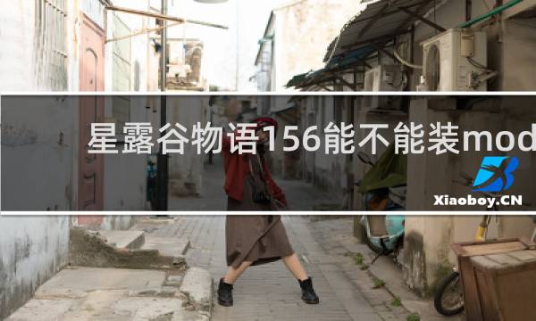 星露谷物语156能不能装mod
