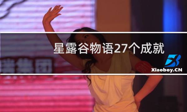 星露谷物语27个成就