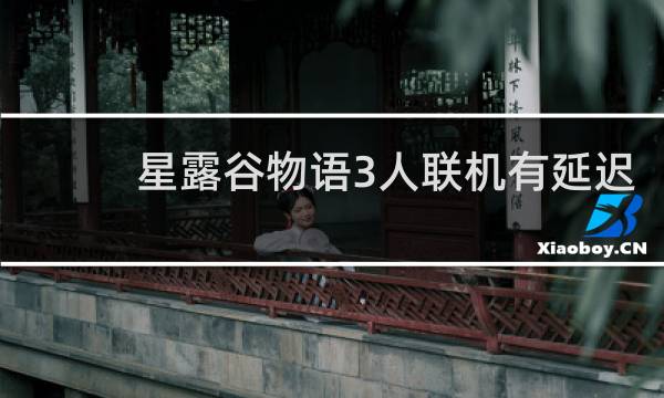 星露谷物语3人联机有延迟