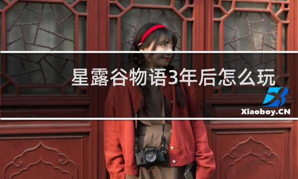 星露谷物语3年后怎么玩