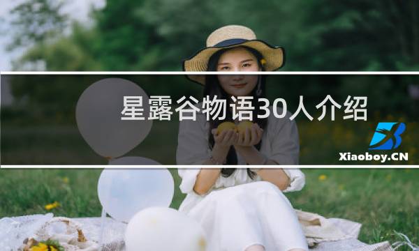 星露谷物语30人介绍