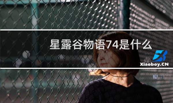 星露谷物语74是什么