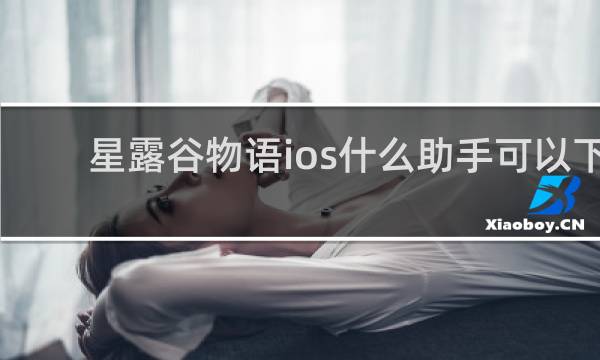 星露谷物语ios什么助手可以下