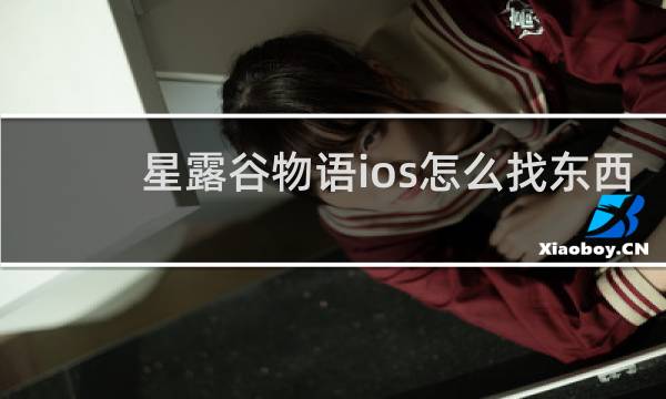 星露谷物语ios怎么找东西