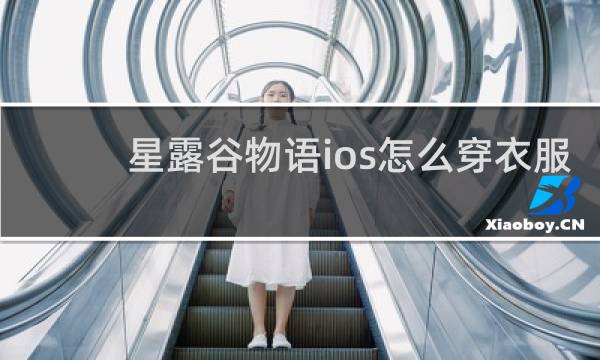 星露谷物语ios怎么穿衣服