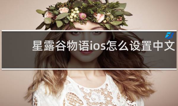 星露谷物语ios怎么设置中文