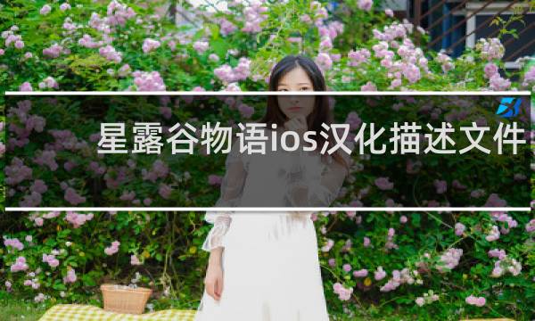 星露谷物语ios汉化描述文件