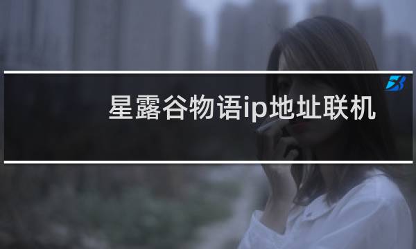星露谷物语ip地址联机