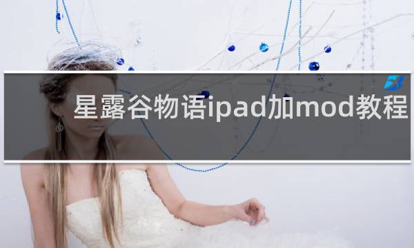 星露谷物语ipad加mod教程